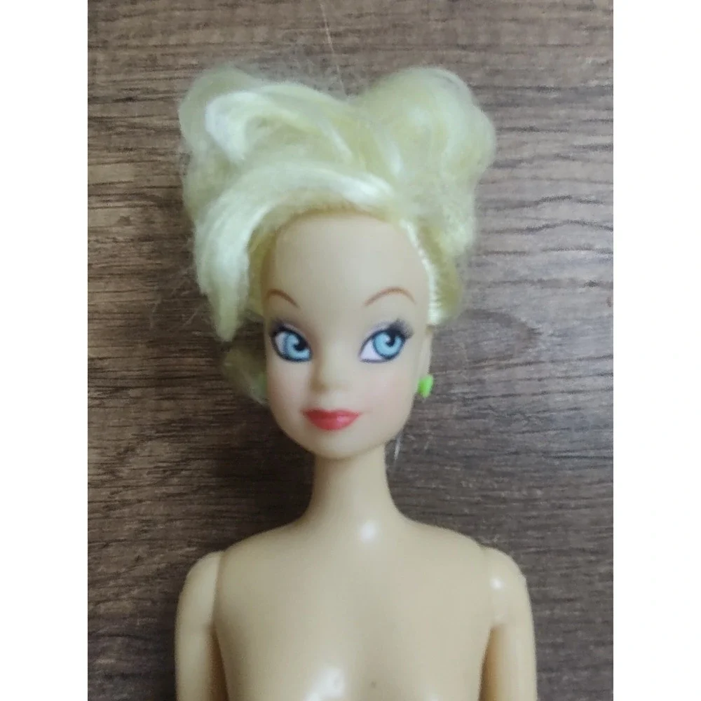 Disney TINKERBELL Barbie DOLL Pale Nude for OOAK Made In China Disney Marked